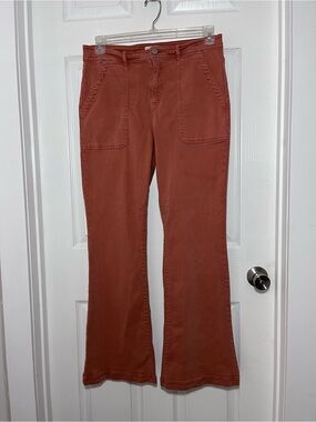 Knox Rose Rust Flare Utility Pants